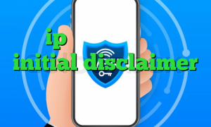 ip ثابت برای بایننس initial disclaimer بایننس