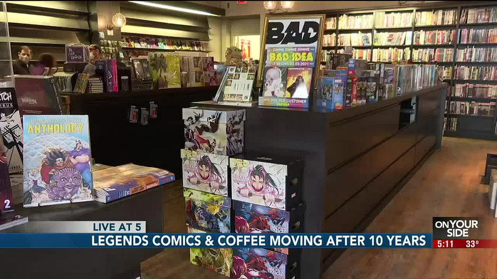 Legends Comics & Coffee پس از 10 سال به مکان جدید منتقل می شود